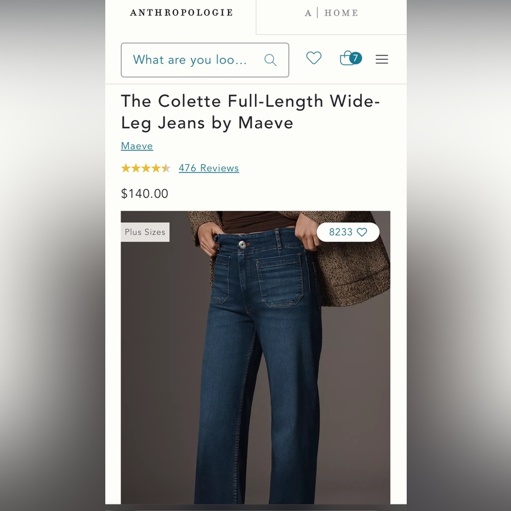 Anthropologie Maeve Colette Full Length